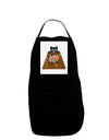 Anime Cat Loves Sushi Panel Dark Adult Apron by TooLoud-Bib Apron-TooLoud-Black-One-Size-Davson Sales