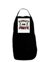 Victory Or Death Panel Dark Adult Apron-Bib Apron-TooLoud-Black-One-Size-Davson Sales