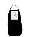 Easter Bunny and Egg Design Panel Dark Adult Apron by TooLoud