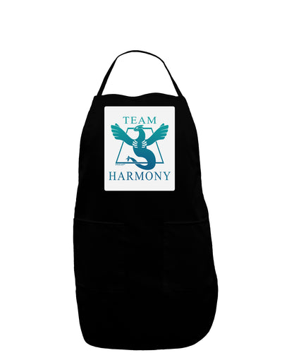 Team Harmony Panel Dark Adult Apron-Bib Apron-TooLoud-Black-One-Size-Davson Sales