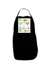 Margaritas - Mexican Flag Colors - Happy Cinco de Mayo Panel Dark Adult Apron by TooLoud-Bib Apron-TooLoud-Black-One-Size-Davson Sales