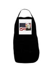 Patriotic USA Flag with Bald Eagle Panel Dark Adult Apron by TooLoud-Bib Apron-TooLoud-Black-One-Size-Davson Sales