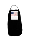 Veterans Scripted Flag Panel Dark Adult Apron-Bib Apron-TooLoud-Black-One-Size-Davson Sales