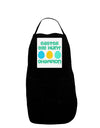 Easter Egg Hunt Champion - Blue and Green Panel Dark Adult Apron by TooLoud-Bib Apron-TooLoud-Black-One-Size-Davson Sales