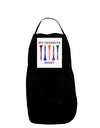 My Favorite Tee Shirt Panel Dark Adult Apron by TooLoud-Bib Apron-TooLoud-Black-One-Size-Davson Sales