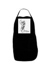 Orion Illustration Panel Dark Adult Apron-Bib Apron-TooLoud-Black-One-Size-Davson Sales