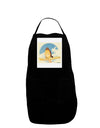 Red-tailed Hawk Panel Dark Adult Apron-Bib Apron-TooLoud-Black-One-Size-Davson Sales