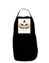 Trick or Treat Jack Panel Dark Adult Apron-Bib Apron-TooLoud-Black-One-Size-Davson Sales