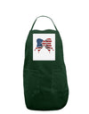 Patriotic Bow Panel Dark Adult Apron-Bib Apron-TooLoud-Hunter-One-Size-Davson Sales