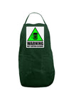 Warning May Contain Alcohol Panel Dark Adult Apron by TooLoud-Bib Apron-TooLoud-Hunter-One-Size-Davson Sales