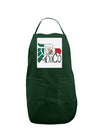 Mexico Eagle Symbol - Mexican Flag - Mexico Panel Dark Adult Apron by TooLoud-Bib Apron-TooLoud-Hunter-One-Size-Davson Sales