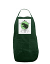 Jurassic Dinosaur Face Panel Dark Adult Apron by TooLoud-Bib Apron-TooLoud-Hunter-One-Size-Davson Sales