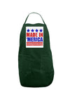 Made in Merica - Stars and Stripes Color Design Panel Dark Adult Apron-Bib Apron-TooLoud-Hunter-One-Size-Davson Sales