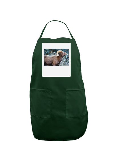 Wide Eyed Big Horn Panel Dark Adult Apron-Bib Apron-TooLoud-Hunter-One-Size-Davson Sales