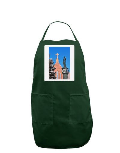 Manitou Springs Colorado Panel Dark Adult Apron by TooLoud-Bib Apron-TooLoud-Hunter-One-Size-Davson Sales