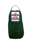 My Husband is My Hero - Armed Forces Panel Dark Adult Apron by TooLoud-Bib Apron-TooLoud-Hunter-One-Size-Davson Sales