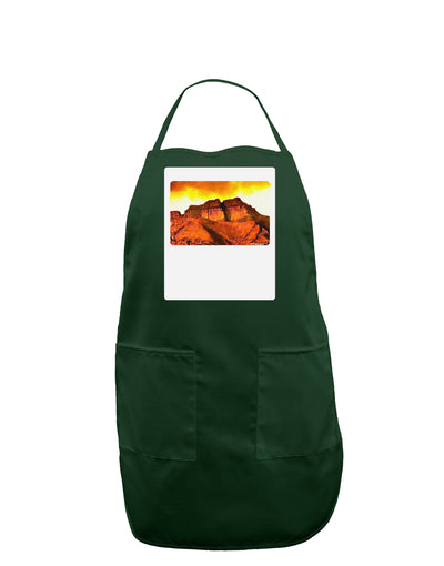 San Juan Mountain Range CO Panel Dark Adult Apron-Bib Apron-TooLoud-Hunter-One-Size-Davson Sales