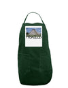 Mexico - Mayan Temple Cut-out Panel Dark Adult Apron-Bib Apron-TooLoud-Hunter-One-Size-Davson Sales