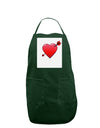 Shot Through the Heart Cute Panel Dark Adult Apron by-Bib Apron-TooLoud-Hunter-One-Size-Davson Sales