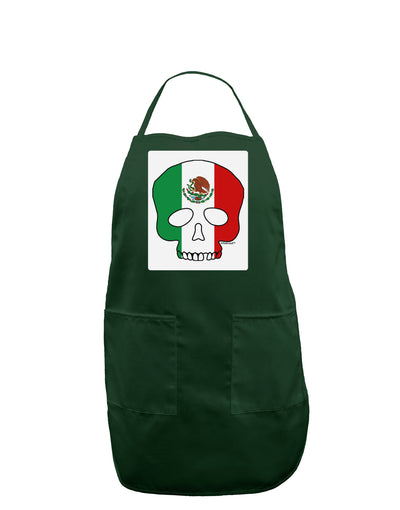 Skull Flag Mexico Panel Dark Adult Apron-Bib Apron-TooLoud-Hunter-One-Size-Davson Sales