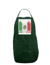 Mexican Flag Levels - Cinco De Mayo Text Panel Dark Adult Apron-Bib Apron-TooLoud-Hunter-One-Size-Davson Sales