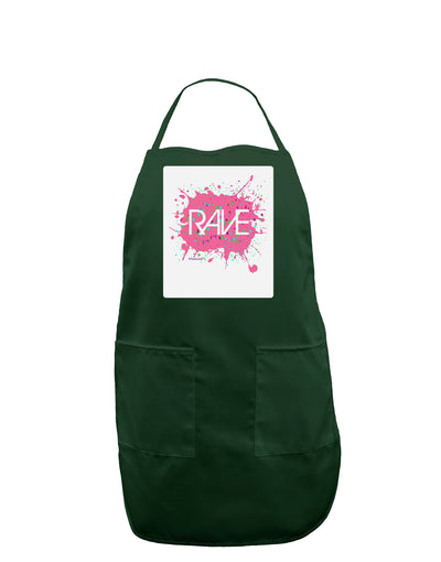 Rave Splatter Pink Panel Dark Adult Apron-Bib Apron-TooLoud-Hunter-One-Size-Davson Sales