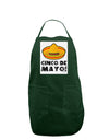 Sombrero Design - Cinco de Mayo Panel Dark Adult Apron by TooLoud-Bib Apron-TooLoud-Hunter-One-Size-Davson Sales