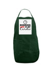 Running Late Is My Cardio Panel Dark Adult Apron-Bib Apron-TooLoud-Hunter-One-Size-Davson Sales