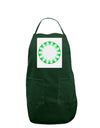 Watercolor Spearmint Panel Dark Adult Apron-Bib Apron-TooLoud-Hunter-One-Size-Davson Sales