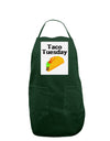 Taco Tuesday Design Panel Dark Adult Apron by TooLoud-Bib Apron-TooLoud-Hunter-One-Size-Davson Sales