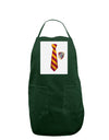 TooLoud Wizard Tie Red and Yellow Panel Dark Adult Apron-Bib Apron-TooLoud-Hunter-One-Size-Davson Sales