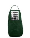 1 Tequila 2 Tequila 3 Tequila More Panel Dark Adult Apron by TooLoud-Bib Apron-TooLoud-Hunter-One-Size-Davson Sales