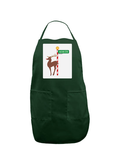 Rudolf Ratchet Reindeer Color Panel Dark Adult Apron-Bib Apron-TooLoud-Hunter-One-Size-Davson Sales