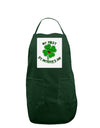 My First St. Patrick's Day Panel Dark Adult Apron-Bib Apron-TooLoud-Hunter-One-Size-Davson Sales