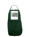 Statue of Liberty Strong Woman Panel Dark Adult Apron-Bib Apron-TooLoud-Hunter-One-Size-Davson Sales