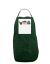 The X-mas Squad Panel Dark Adult Apron-Bib Apron-TooLoud-Hunter-One-Size-Davson Sales