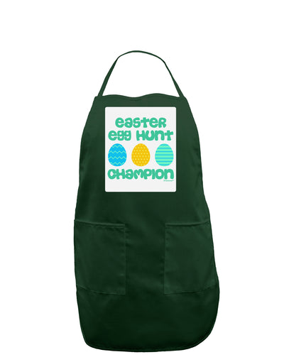 Easter Egg Hunt Champion - Blue and Green Panel Dark Adult Apron by TooLoud-Bib Apron-TooLoud-Hunter-One-Size-Davson Sales