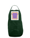 Cute Matching Design - PB and J - Jelly Panel Dark Adult Apron by TooLoud-Bib Apron-TooLoud-Hunter-One-Size-Davson Sales