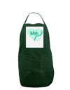 Meh Candy Heart Green - Valentines Day Panel Dark Adult Apron by TooLoud-Bib Apron-TooLoud-Hunter-One-Size-Davson Sales