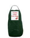 Tu Tienes La Llave De Mi Corazon Panel Dark Adult Apron by TooLoud-Bib Apron-TooLoud-Hunter-One-Size-Davson Sales