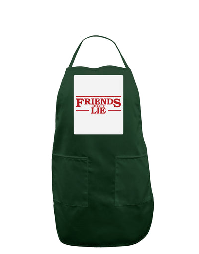 Friends Don't Lie Panel Dark Adult Apron by TooLoud-Bib Apron-TooLoud-Hunter-One-Size-Davson Sales