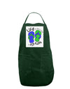 Life is Better in Flip Flops - Blue and Green Panel Dark Adult Apron-Bib Apron-TooLoud-Hunter-One-Size-Davson Sales