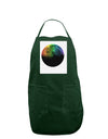 Rainbow Moon Panel Dark Adult Apron-Bib Apron-TooLoud-Hunter-One-Size-Davson Sales