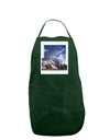 Mountain Pop Out Panel Dark Adult Apron by TooLoud-Bib Apron-TooLoud-Hunter-One-Size-Davson Sales