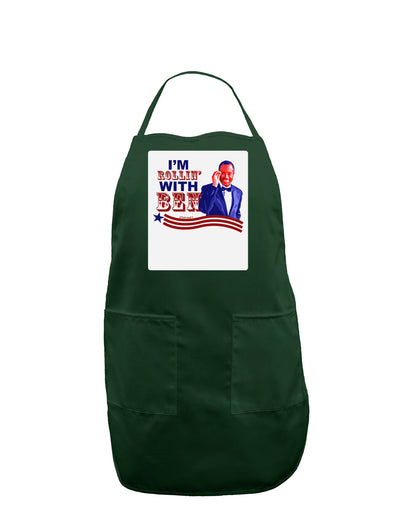 Rollin' With Ben Panel Dark Adult Apron-Bib Apron-TooLoud-Hunter-One-Size-Davson Sales