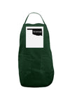 Oklahoma - United States Shape Panel Dark Adult Apron by TooLoud-Bib Apron-TooLoud-Hunter-One-Size-Davson Sales