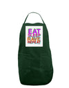 Eat Sleep Rave Repeat Color Panel Dark Adult Apron by TooLoud-Bib Apron-TooLoud-Hunter-One-Size-Davson Sales