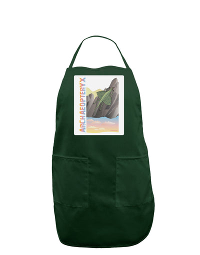 Archaopteryx - With Name Panel Dark Adult Apron by TooLoud-Bib Apron-TooLoud-Hunter-One-Size-Davson Sales