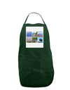 Palm Springs Square Collage Panel Dark Adult Apron-Bib Apron-TooLoud-Hunter-One-Size-Davson Sales