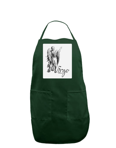 Virgo Illustration Panel Dark Adult Apron-Bib Apron-TooLoud-Hunter-One-Size-Davson Sales